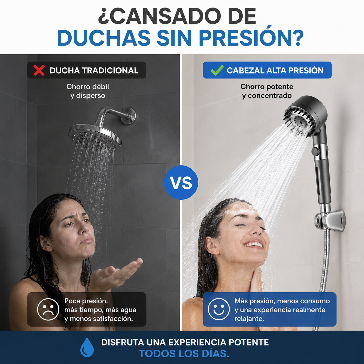 Cabezal De Ducha De Alta Presion- HydroBoost