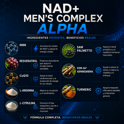 Selerb NAD+ Men's Complex Alpha 1000 MG