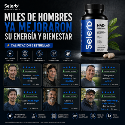 Selerb NAD+ Men's Complex Alpha 1000 MG