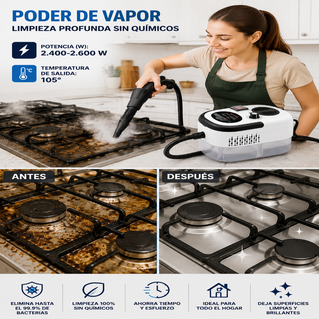 Limpiador a Vapor - VaporMax