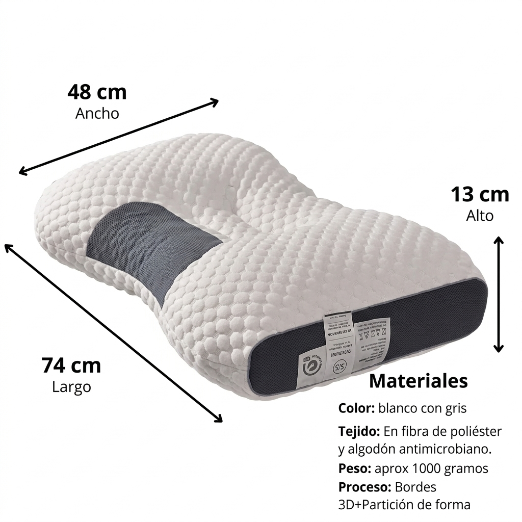 Cervilux Almohada Ortopédica 3D