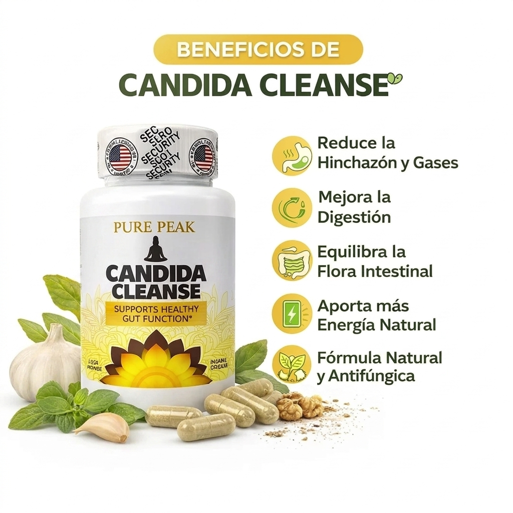Candida Cleanse Plus | Equilibrio Digestivo y Bienestar Diario