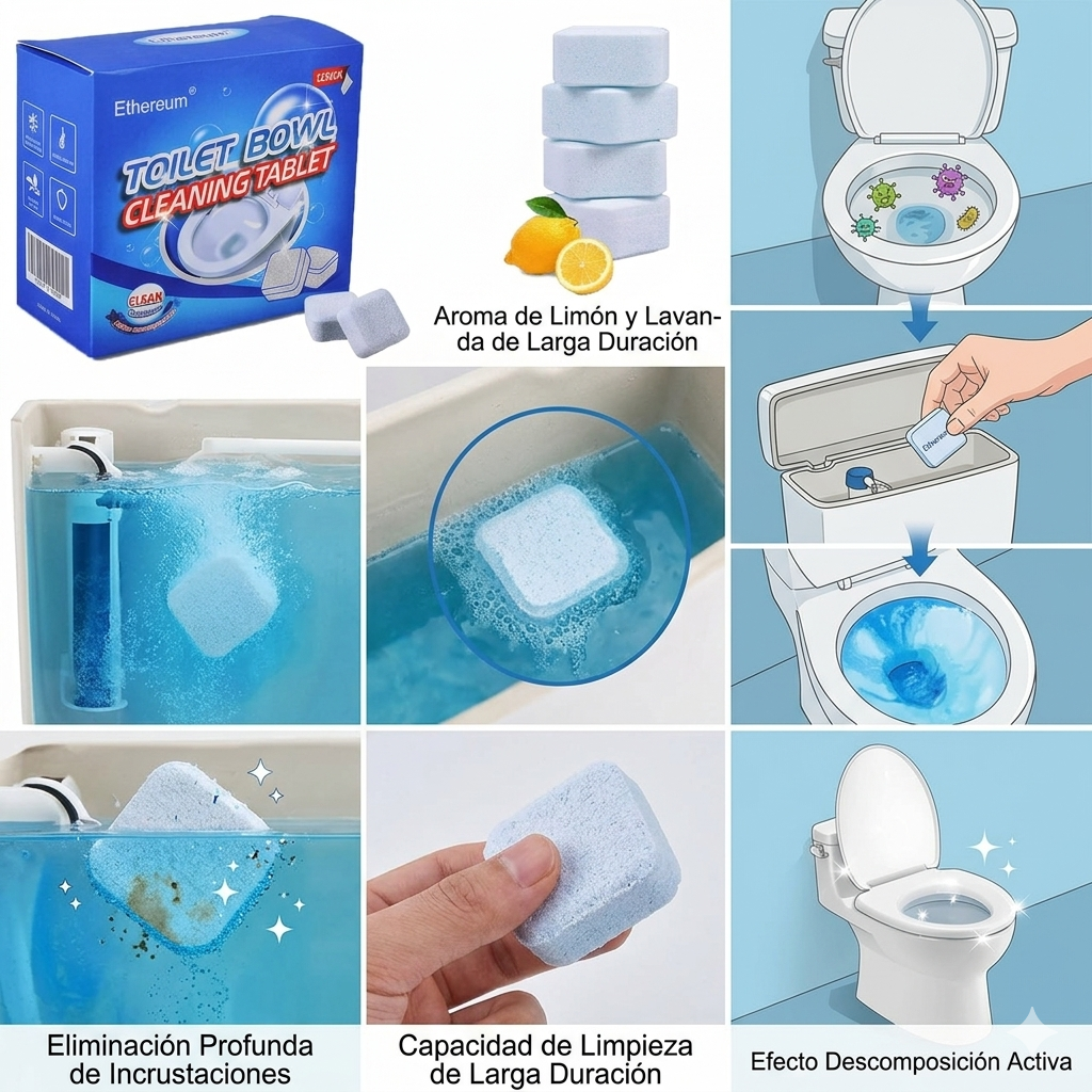 WC Brilla Clean 2x1 Pastillas para Baño