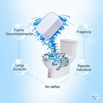 WC Brilla Clean 2x1 Pastillas para Baño