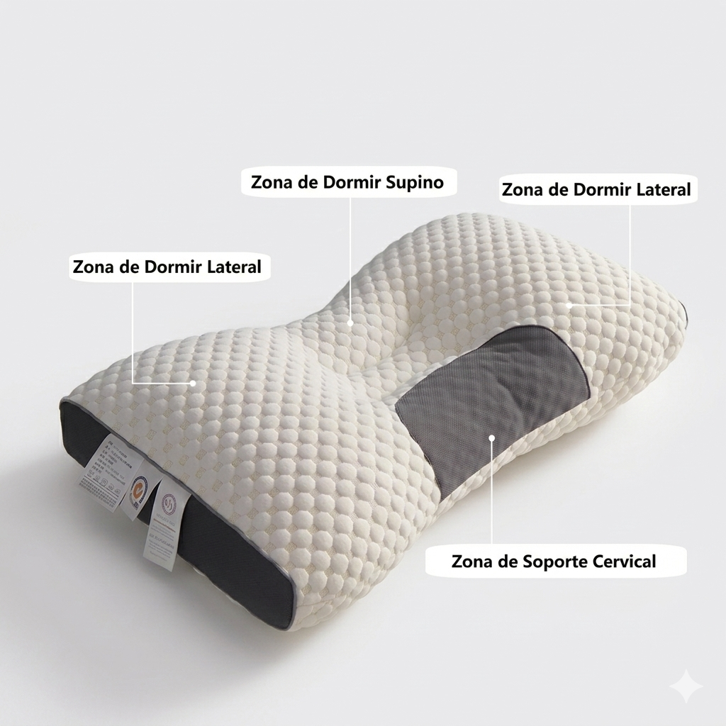 Cervilux Almohada Ortopédica 3D