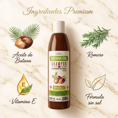 Batana Lux- Shampoo Fortalecedor de Batana & Romero